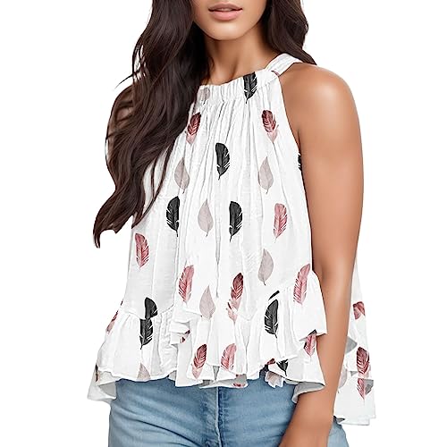 Débardeur sans manches pour femme style Y2K et tunique fluide