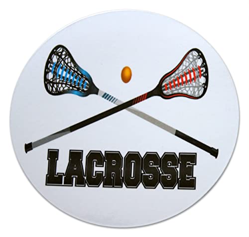 Imanes decorativos círculo lacrosse 10 uds negro blanco rojo azul miniatura 2