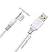 VibeMax (2 Pack) Fast Charging Replacement USB Cable | DC Charger Cord - 2 Ft - 2.5mm