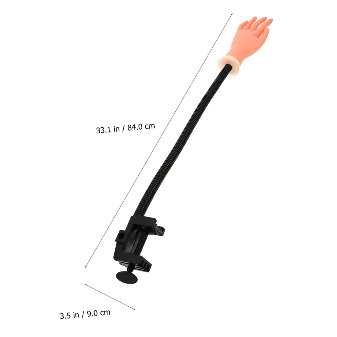 Bendable Silicone Prosthetic Hand Model for Nail Art Training Manicure Practice