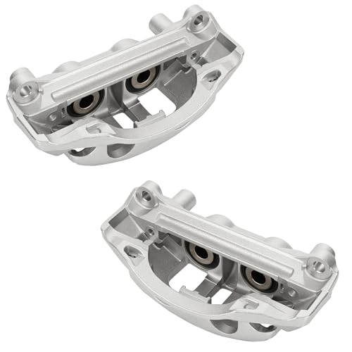 Image of Rear Disc Brake Caliper Assembly Calipers Set Compatible with Chevrolet Silverado 2500 3500 HD 2011-2019, Suburban 2016-2019, for GMC Sierra 2500 3500 HD 2011-2019, Replace 18-B5306 18-B5307