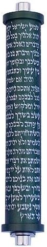 Baltinester Agayof Medium Shema Inscribed Mezuzah 2.5 x 15cm - Gray