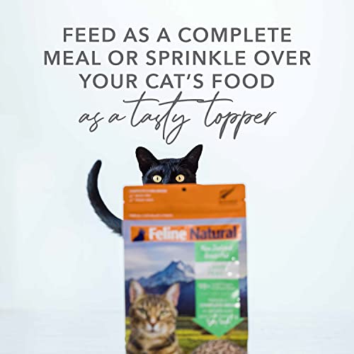 Feline Natural Grain-Free Freeze Dried Cat Food, Lamb & Salmon 3.5Oz #TOP5