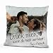 Produktbild Love Faith Wenn du mich vermisst Paar-Kissen 40 x 40 cm - Personalisiertes Sofa Kissen eigenem Foto & Namen - Geschenk für sie & ihn