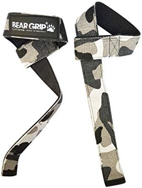 BEAR GRIP - Premium Dual Ply Lifting Straps, Elite Edition