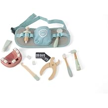 Dantoy Wooden Dentist Set Toy 19 Pieces in Box Educational