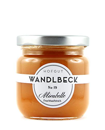 Wild-Mirabellen Fruchtaufstrich (220g Glas) fruchtig-säuerlich & aromatisch, aus wilden Mirabellen– ideal für Frühstück, Joghurt & Desserts