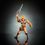 Masters of the Universe Origins x ThunderCats Figurka He-Man (ok. 14 cm w skali) do ustawiania w różnych pozach, współpraca między markami z lat 80., zdejmowana zbroja, miecz, JFW98