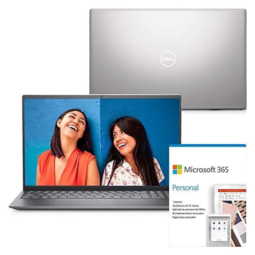 Notebook Dell Inspiron 15 i1101-M20SF 15.6” FHD Touch 11ª geração Intel Core i5 8GB 256GB SSD Win 11 Microsoft 365