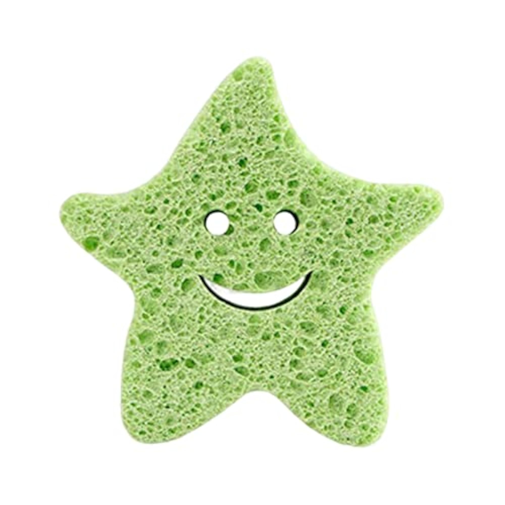 Set of 2 Cute Bathing Sponges for Children, Body Scrubber