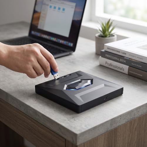 Unidad Externa Blu Ray USB 3.0 Tipo C para PC miniatura 6