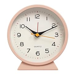SHISEDECO 4 . 5 " Battery Operated Antique Retro Analog Alarm Clock, Small Silent Bedside Desk item