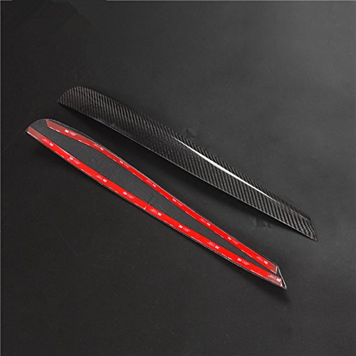 Carbon Fiber Front Headlight Eye Lid Eyebrow Cover Trim For Vw Golf 6 Gti Gtd Mk6 2008-2012 #TOP3