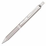 EnerGel Alloy Retractable Premium Liquid Gel Pen, (0.7mm) Metal Tip, Medium Line,Silver Barrel, Black Ink – view 1