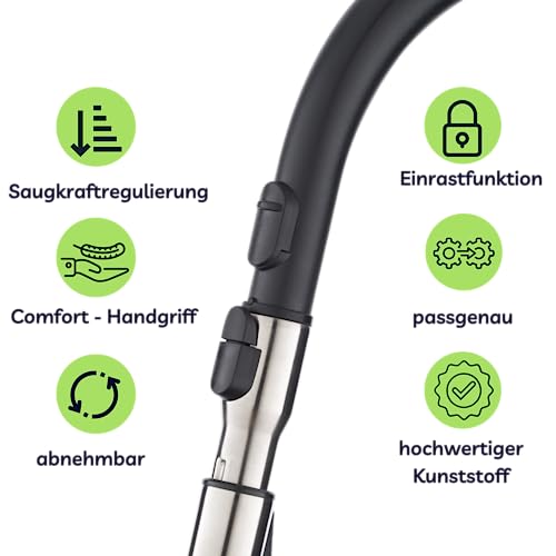 SAFE`N CLEAN Tuyau de poignée compatible avec Miele C1, C2, C3, S8, S6, S5, S4, S2, Ø 35 mm pour Cat&Dog EcoLine Complete Compact Classic Tango Silence – vue 3