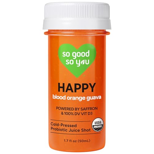 So Good So You Organic Happy Blood Orange Guava Probiotic Juice Shot 1.7 Fl Oz