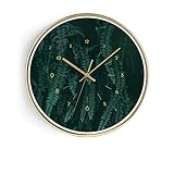 FYZLOIPU Orologi da parete per soggiorno, orologio da parete, creativo, alla moda, per camera da letto, orologio silenzioso, orologio moderno, da parete, decorativo, rotondo da 12 pollici, 10-12