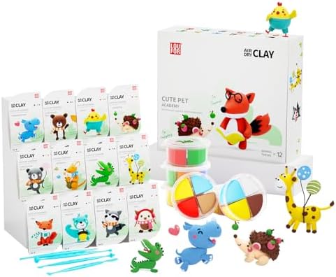 LOUFOR DIY Air Dry Clay Craft Kit