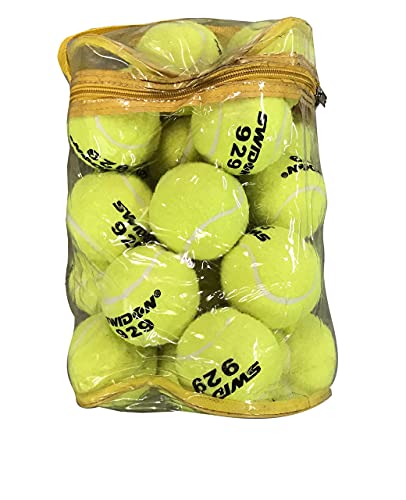 24 balles de tennis pour vos entraînements réguliers au club avec sac inclus