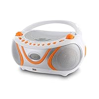 Metronic 477106 CD-MP3-Radio Mit USB – Kupfer/Schwarz, Tragbarer Ghettoblaster Mit Batteriebetrieb