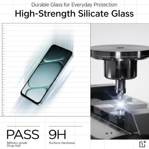 Image of Tempered Glass Screen Protector Guard for Oneplus N6x | Anti Reflection Technology, Military Grade, Extreme Touch Response, Easy Install Kit