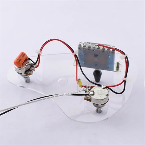 ギターワイヤーハーネス 1セット GF エレキギター HH/HSH 配線ハーネス ギター プリ配線ハーネス(5way)