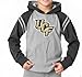 Wes and Willy Youth Boys College Long Sleeve Hooded T-Shirt Striped Jersey Hoodie (UCF Knights, Medium)