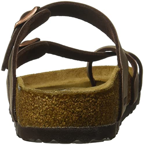 Image of Birkenstock Women's, Arizona Shearling Lined Sandal - Narrow Width Mocha 37 M, 6