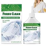 Macchie persistenti Liquido detergente per i vestiti, delicato lavaggio macchie rimozione gel per vestiti bianchi, rimuove olio vino rosso caffè erba erba sudore macchie (1)