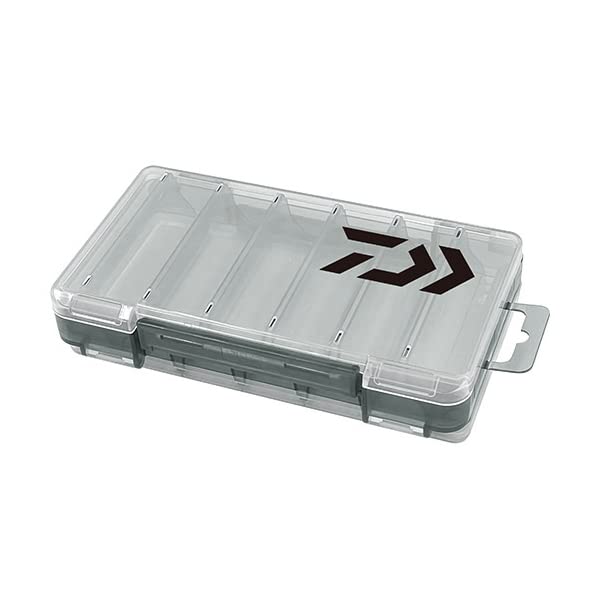 Porta Esche Daiwa, Custodia Per Pesca, Dimensioni 18x9x3 Cm, Colore Nero/Grigio