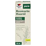 Doppelherz pure Rosmarin Haaröl - Rosmarinöl, Rizinusöl und Süßmandelöl - zur Pflege der Kopfhaut und Vorbeugung von Spliss - 50 ml