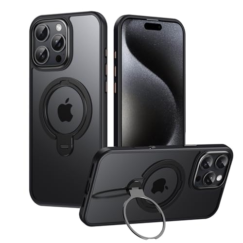 Coque iPhone 16 magnétique idéale pour les vidéos avec sa béquille rotative 360