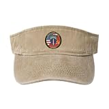 Army Berlin Brigade Veteran Men Women Denim Visor Hat Washed Cotton Open Top Baseball Cap