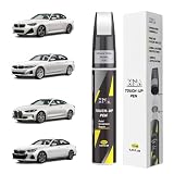 XNA Mineral White Metallic(A96) for BMW Touch Up Paint, Car Scratch Remover for Nicks and Chips Repair, 2-In-1 Quick & Easy Fix Car Scratch Repair Kit with Exact Color-Matched