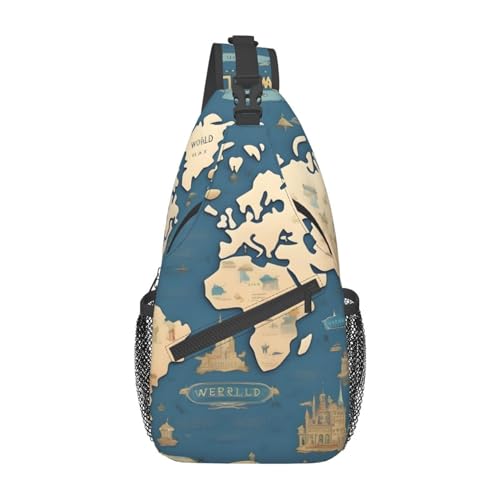 Sac à bandoulière polyvalent avec dos ergonomique pour voyages et randonnées