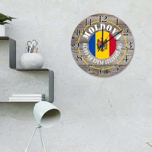 Horloge murale Moldavie pour salon rustique maison