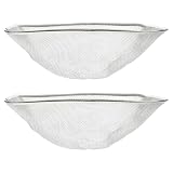 SHERCHPRY Filtro Interna Cappa 2 per Pezzi 24x24cm Alluminio Argento in Rete Antigrasso Leggero Stile Europeo per Cucina Domestica
