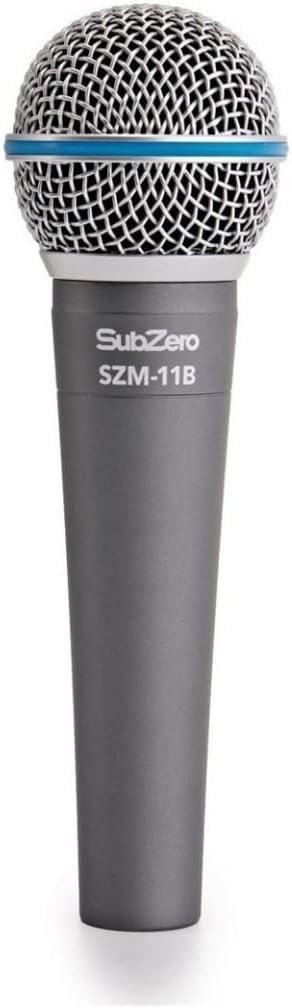 SubZero Dynamic Vocal Microphone with Boom Stand and Cable 11B