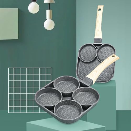 Poêle à œufs 3 compartiments pour ne plus rater la cuisson quotidienne - 4