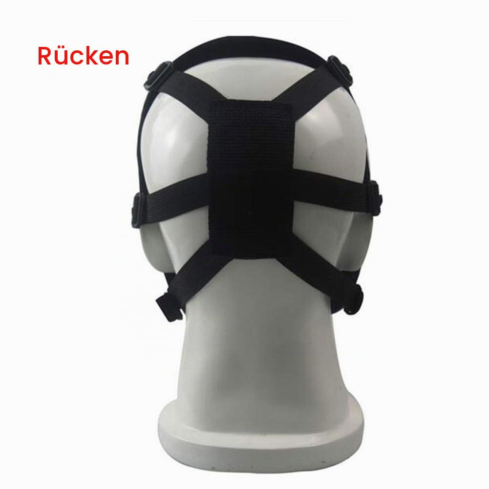 ATAIRSOFT Taktische Airsoft Paintball Skelett Schädel Maske, CS schützende Vollgesichtsmaske für Halloween Cosplay Maskerade