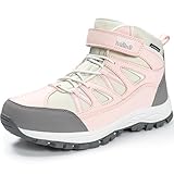 R CORD Girls Hiking Shoes Kids Anti Collision Hiking Boots Girls Non Slip Sneakers Outdoor Trekking Walking...