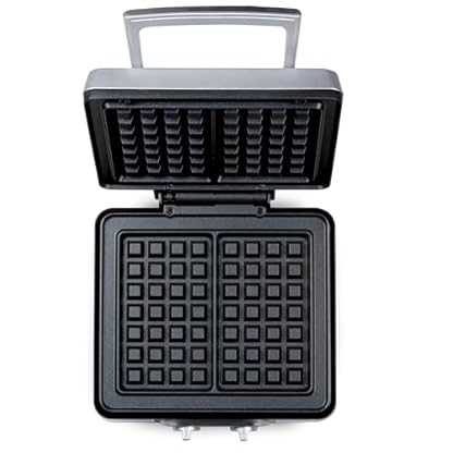 DOMO DO9149W Waffeleisen mit Timer - rechteckige belgische Waffeln 4x7 cm - silber – Bild 5