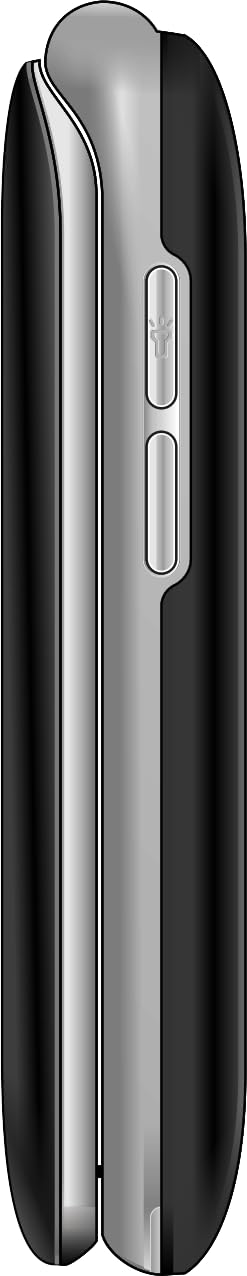 Beafon, SL720i, Silver Line, custodia pieghevole, 4G, telefono con tasti, anziani con pulsante di emergenza e zona di sicurezza, XXL 2,8" (7,11 cm), display a colori, compatibile con apparecchi