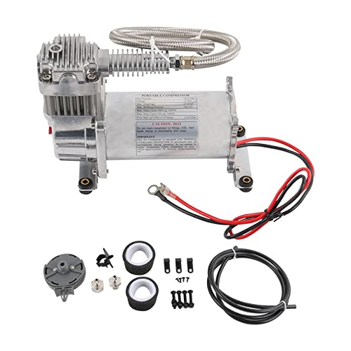 DICMIC 12V 444C 200 PSI Chrome Air Compressor for