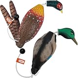 GearOZ Duck & Pheasant Dummy Bumper for Hunting Gun Dog Training Waterfowl Hunting Retriever, Mimics Dead Fowl Retrieval Trainer Interactive Train Toys for Hunting Dog, Floating & Durable