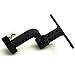 Aluminum Adjustable Drop Hitch Receiver for 1/10 Axial SCX10 RC Model Crawler Car Black #C