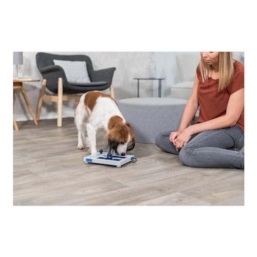 Image of TRIXIE Mini Mover Dog Activity Interactive Toy, Level 3 Food Puzzle Game, Brain Teasing Treat Dispenser, IQ and Mental Development Toy for Smart Dogs, Enrichment Toy for Boredom Busting