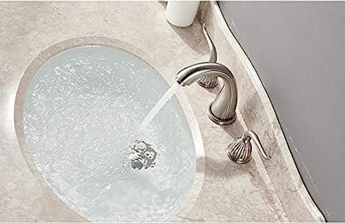 Robinet mitigeur lavabo 3 trous anti fuite eau chaude froide