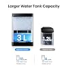 Ciays Nugget Ice Maker Countertop with 3L Detachable Water Tank and Timer Function, Pebble Ice Maker 35 lbs/24H Soft Chewable Ice, Self Cleaning Ice Machine for Kitchen, Party and Office