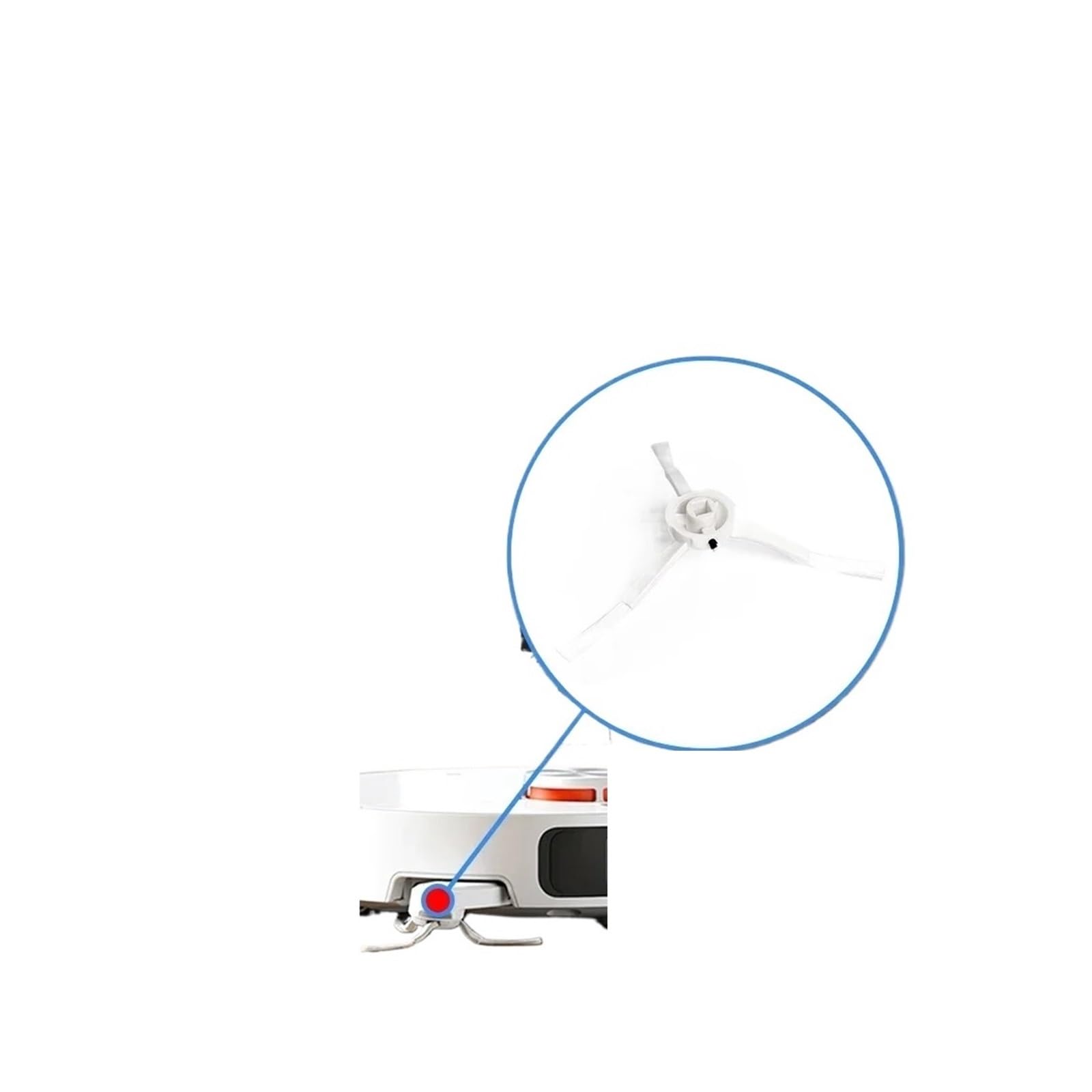 Kompatibel For Xiaomi,X10+,X10Plus,X20+,X20Plus, Anti-Scratch Teile Seitenbürste Roboter Staubsauger Zubehör Ersatz(12pcs)